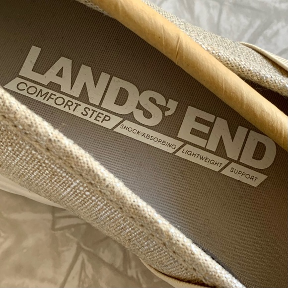 NWT Lands’ End Gatas Comfort Step Slip-On Metallic 7.5 - Picture 9 of 11